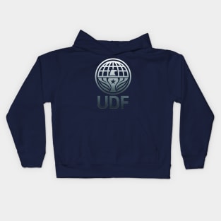 United Defense Force (UDF) - silver Kids Hoodie